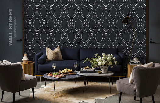 Фотообои в интерьере артикул Ajoure 27, AJOURE, Wall street Фотообои в интерьере артикул Ajoure 27, AJOURE, Wall street